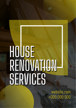 Sleek and Simple Home Renovation Flyer Image Preview