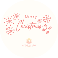 Merry Christmas Snowflake Facebook Profile Picture Image Preview