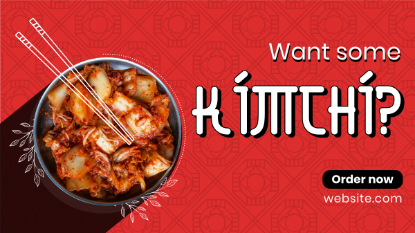 Order Healthy Kimchi Facebook Event Cover Design Image Preview