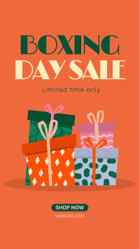 Boxing Day Clearance Sale Facebook story Image Preview