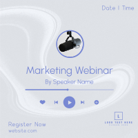 Marketing Webinar Speaker Instagram post Image Preview