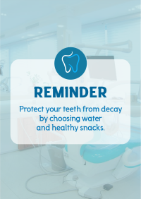 Dental Reminder Flyer Design