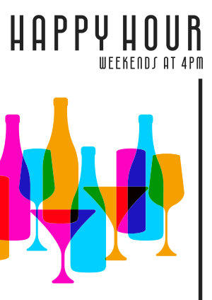 Deco Happy Hour Flyer Image Preview