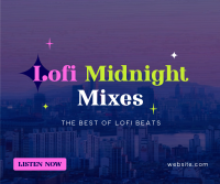 Lofi Midnight Music Facebook post Image Preview