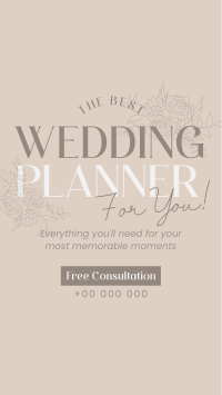Your Wedding Planner Facebook story Image Preview