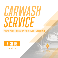 Cleaning Car Wash Service Instagram Post Design
