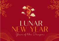 Lunar New Year Postcard Image Preview
