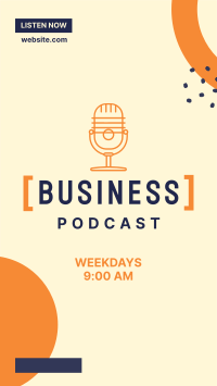 Business Podcast Facebook story Image Preview