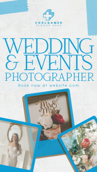 Rustic Wedding Photographer Facebook story Image Preview