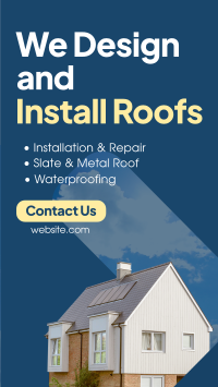 Install Roofing Needs TikTok video Image Preview