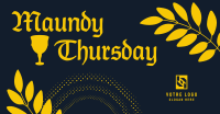 Maundy Thursday Holy Thursday Facebook Ad Design