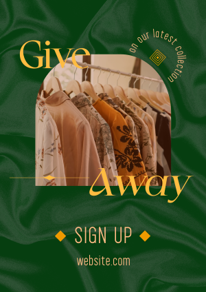 Elegant Fashion Giveaway Flyer Image Preview