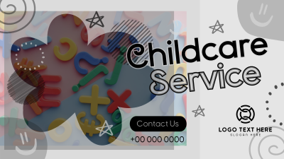 Doodle Childcare Service Facebook event cover Image Preview