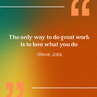 Love what you do Instagram Post Design