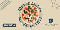 Vegan Pizza Twitter post Image Preview