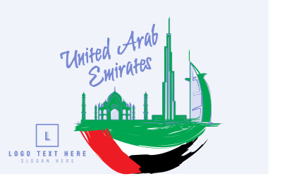 UAE City Scribbles Pinterest board cover Image Preview