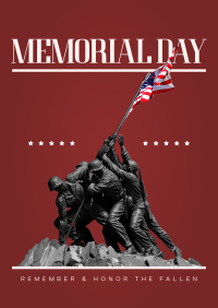 Solemn Memorial Day Flyer Image Preview