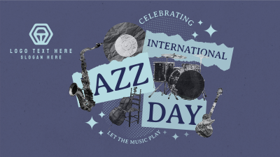 Retro Jazz Day Facebook event cover Image Preview