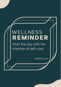 Wellness Self Reminder Flyer Image Preview