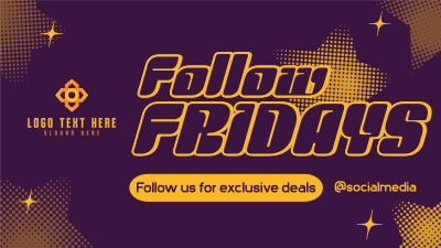Follow Us Friday Facebook event cover Image Preview
