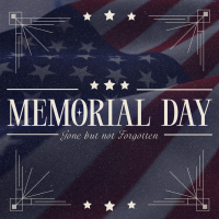 Elegant Memorial Day Instagram post Image Preview