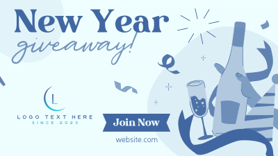 New Year Giveaway Facebook event cover Image Preview