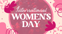 Women's Day Doodles Facebook Event Cover Design