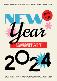 Countdown to New Year Poster Image Preview