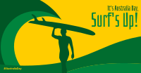 Australian Surfer Wave Facebook Ad Design
