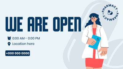 Open Pharmacy Facebook event cover Image Preview