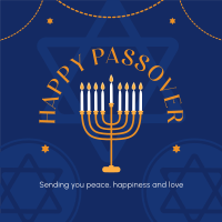 Happy Passover Greetings Instagram post Image Preview