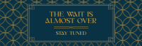 Stay Tuned Art Deco Twitter header (cover) Image Preview