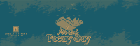 Happy Poetry Day Twitter Header Design
