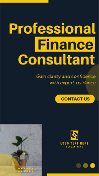 Modern Professional Finance Consultant Agency Instagram reel Image Preview