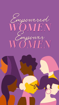 Empowered Women Month Instagram Story Design