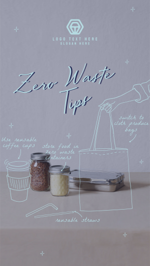 Zero Waste Tips Facebook story Image Preview