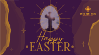 Religious Easter Facebook Event Cover Design