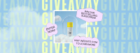 Giveaway Beauty Product Facebook Cover Design