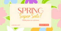 Spring Has Sprung Sale Facebook Ad Design