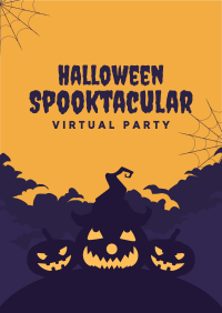 Spooktacular Party Flyer Design