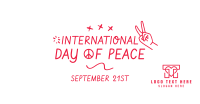 International Day of Peace Scribble Facebook ad Image Preview