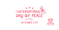 International Day of Peace Scribble Facebook ad Image Preview