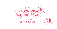 International Day of Peace Scribble Facebook Ad Image Preview