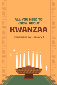 Kwanzaa Candle Pinterest Pin Image Preview