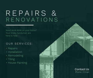 Repairs & Renovations Facebook post Image Preview