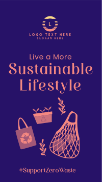 Sustainable Living TikTok video Image Preview