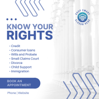 Legal Rights Advocacy Instagram Post Design