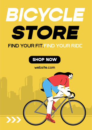Modern Bicycle Store Flyer Image Preview