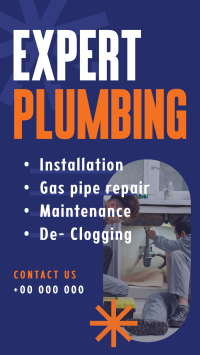 Expert Plumbing YouTube Short Preview