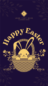 Modern Easter Bunny TikTok Video Design